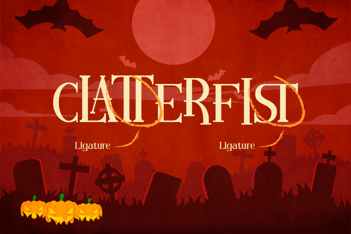Sacred Terror – Horror Serif Display, a Serif Font by GrimLetter (Photo 8 of 12)