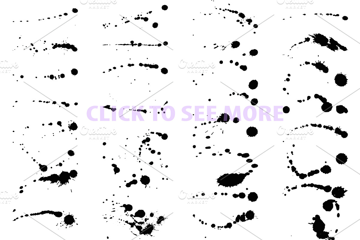 Vector splatter brushes, a Brush Add-On by Asyndrom (Photo 2 of 3)