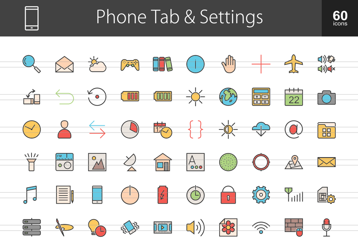 2070 Line Filled Icons (V1), an Icon by IconBunny (Photo 2 of 4)