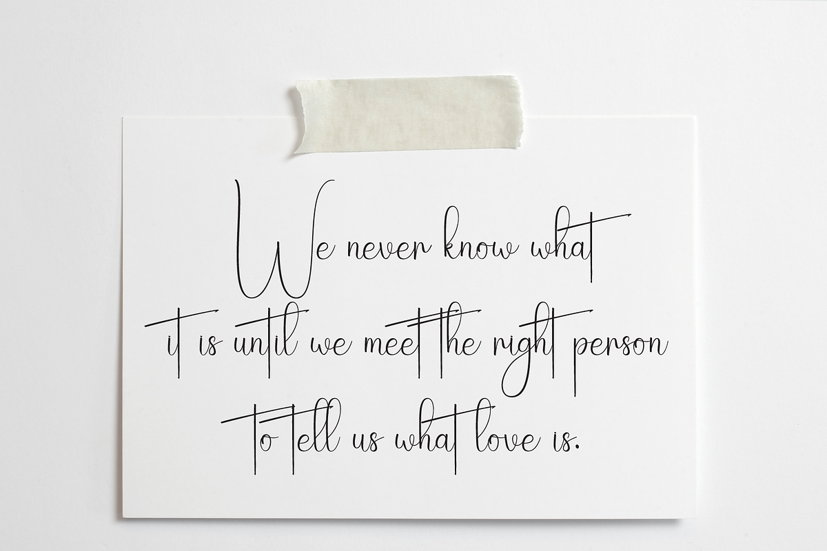 Rainbow | Script Font, a Handwritten Font by Scratchones (Photo 4 of 8)