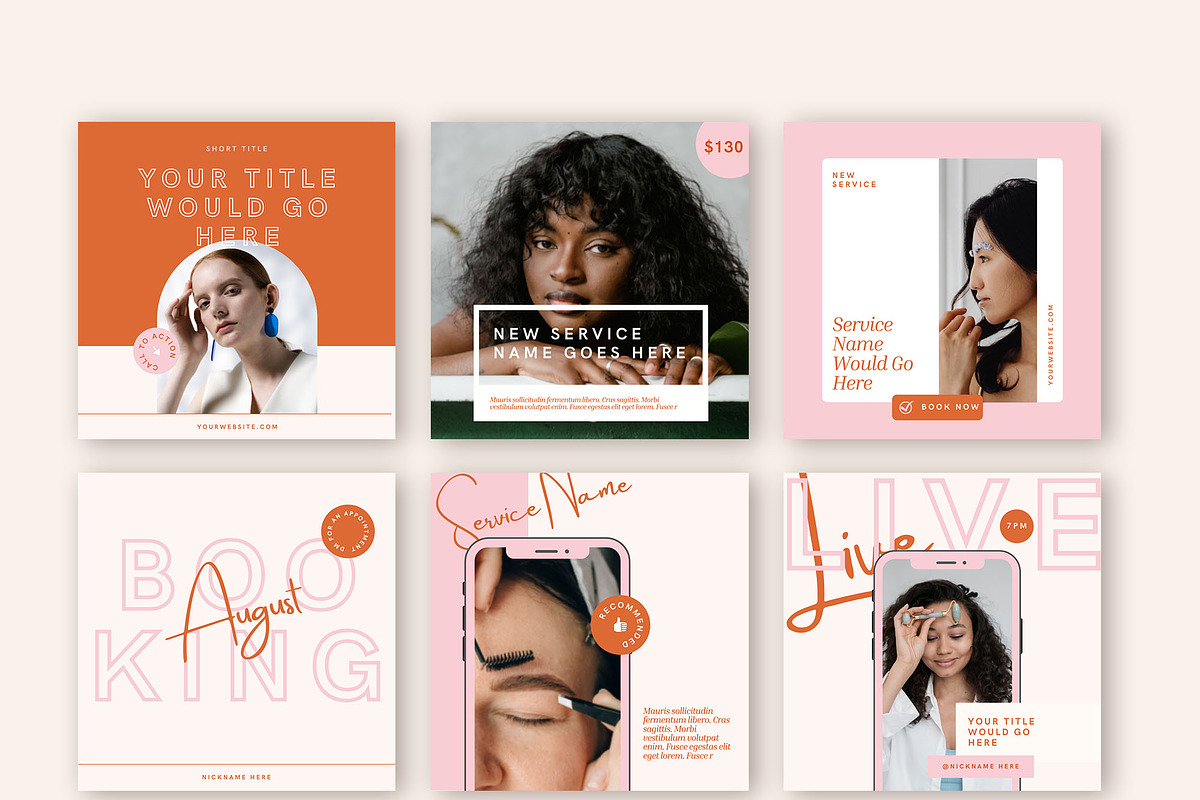 Instagram Beauty Creator, a Social Media Template by Kseniia_Design (Photo 8 of 10)