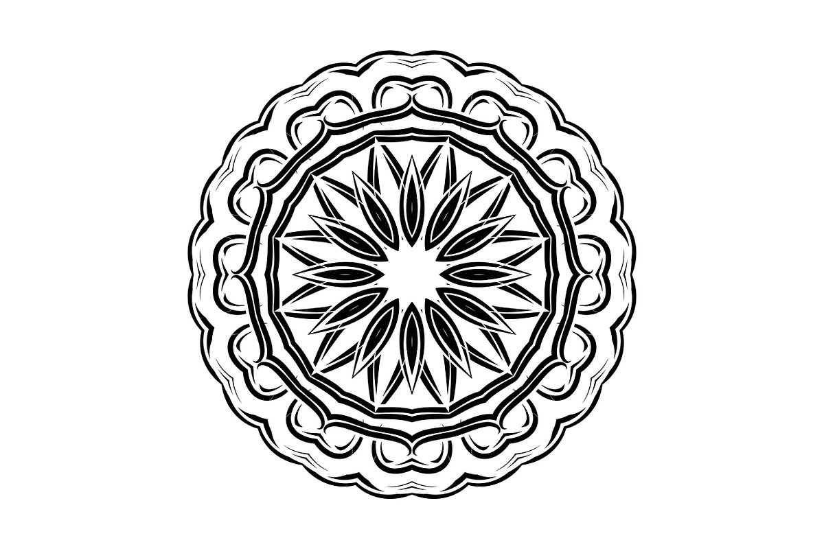 Decorative Mandala Digital Art Pack, a Decorative Illustration by NJ Himel (Photo 10 of 101)