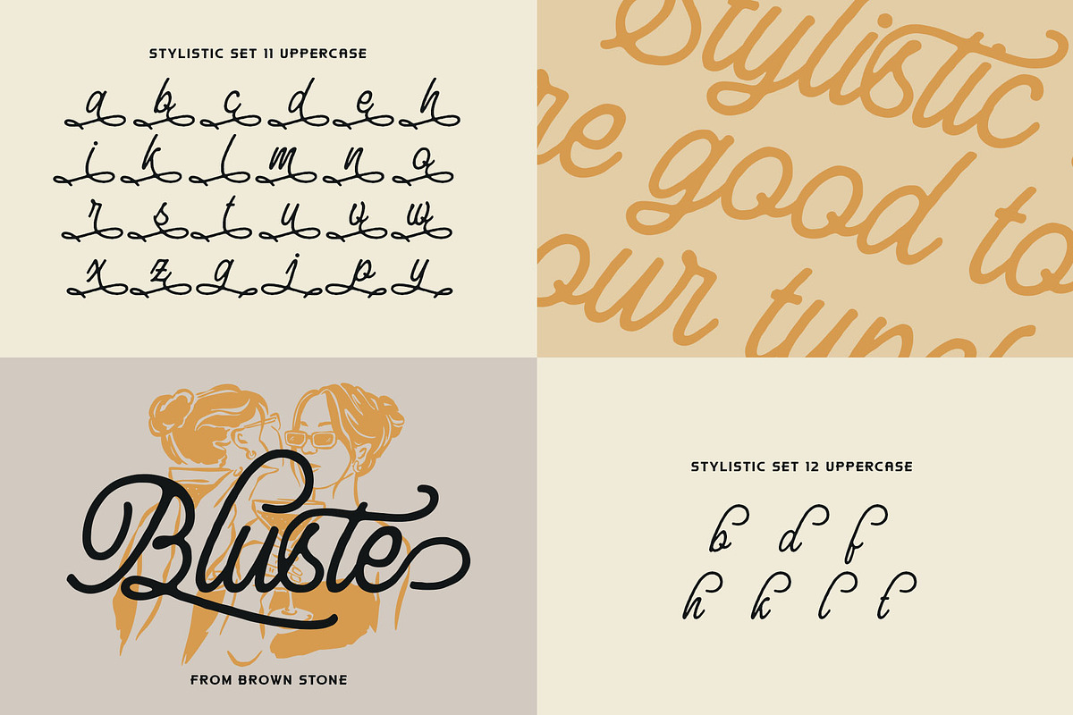 Herilego Sites Typeface, a Script Font by alit design (Photo 12 of 17)