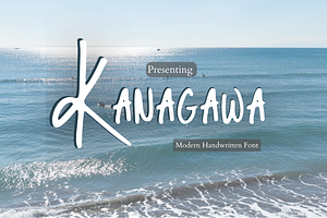 KANAGAWA - Modern Handwritten Font