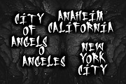 COOL GRAFFITI CAPS, a Blackletter Font by Beau Hopps Design (Thumbnail 6 of 10)
