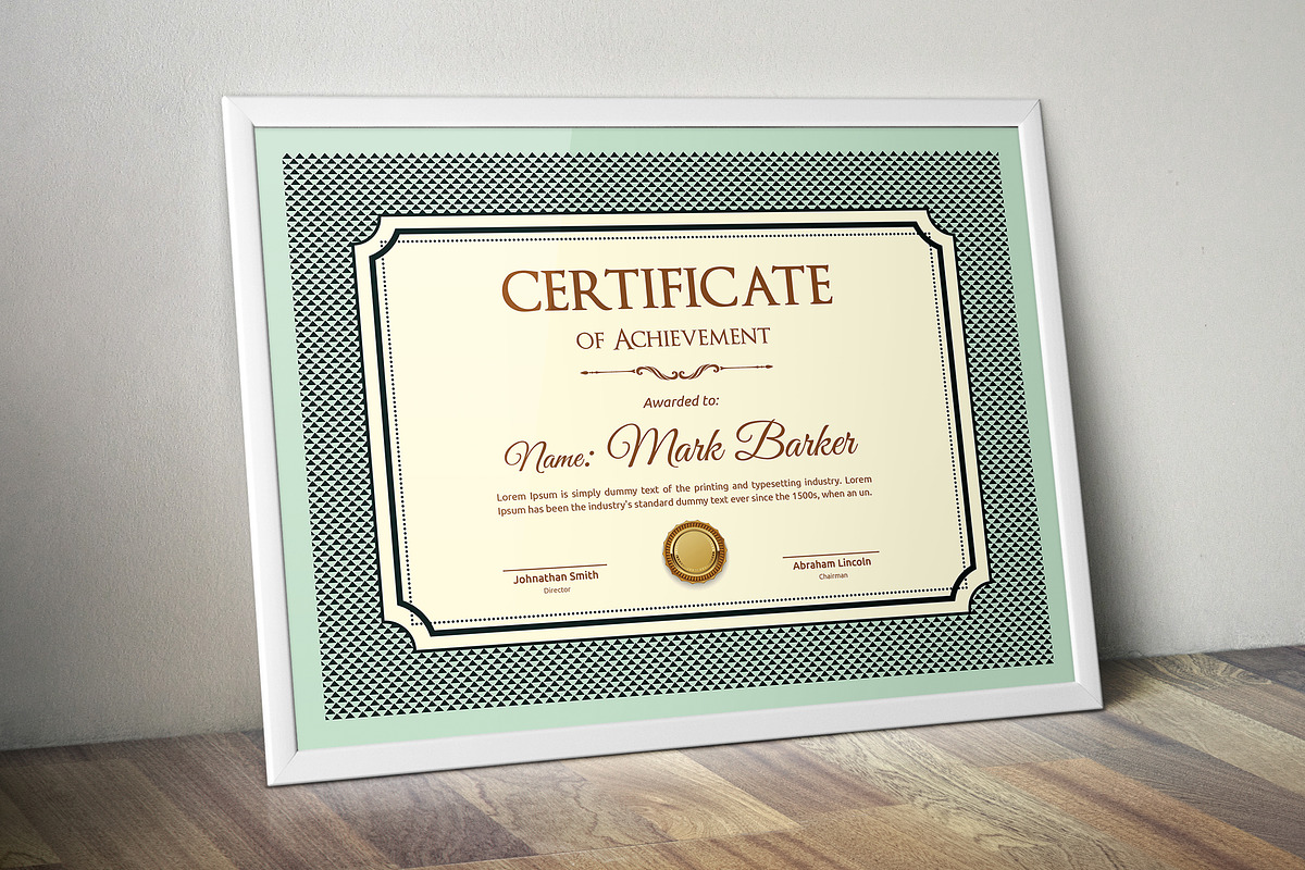 Certificate Word | PSD | AI, a Stationery Template by Curve Design (Photo 2 of 3)