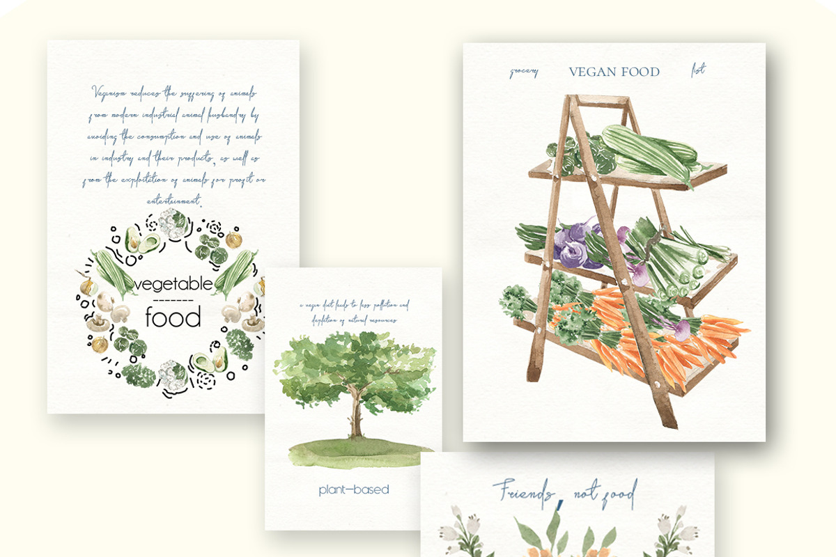 Country life, an Animal Illustration by Love Watercolor Store (Photo 7 of 9)