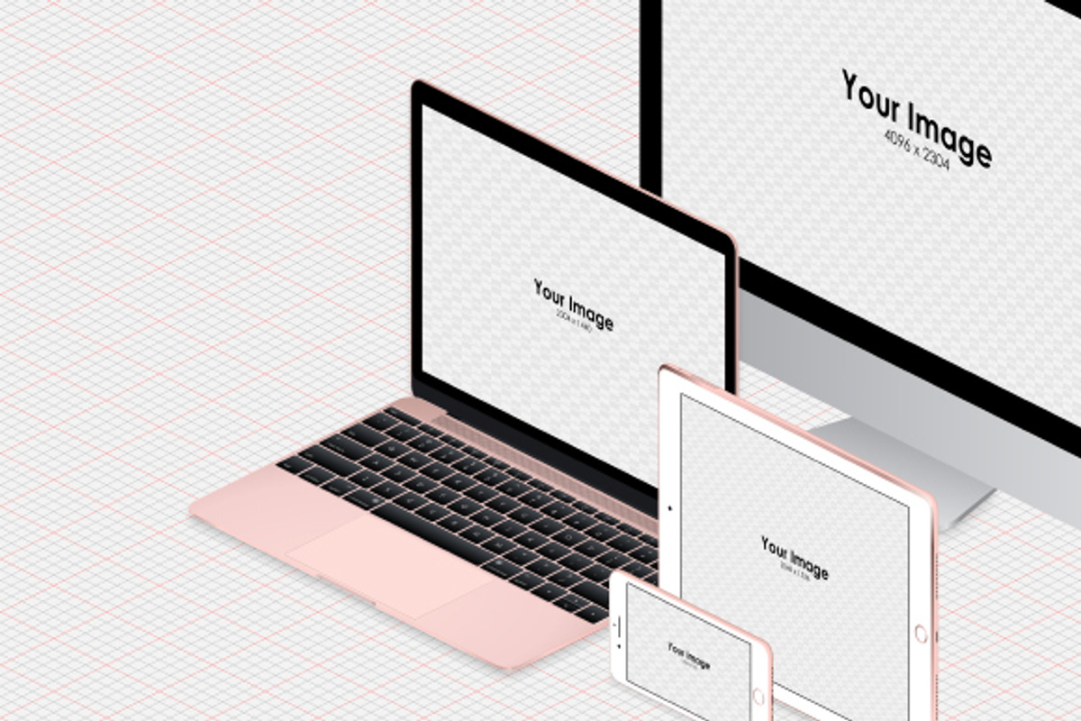 Responsive Screen Isometric Mockups, an iPhone Mockup by tamiq (Photo 8 of 8)
