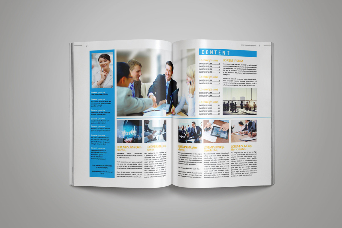 InDesign Magazine Template, a Magazine Template by Indotitas (Photo 2 of 11)