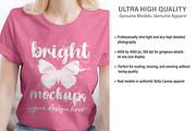 Bella Canvas 3001 T-shirt Mockup, a Print Template by BrightMockups (Thumbnail 3 of 3)
