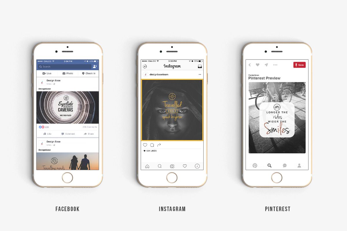 TRAVEL - Social Media Pack, a Social Media Template by Designbase (Photo 6 of 8)