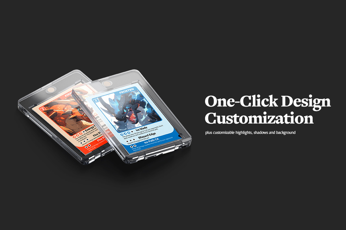 Trading Card Mockups, a Merchandise Mockup by rebrandy (Photo 3 of 12)