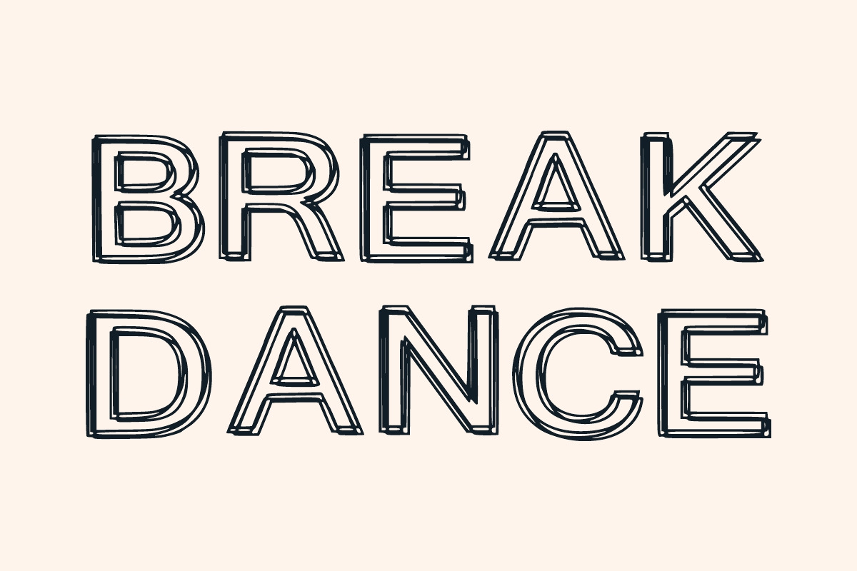 Hello Glitch Font, a Font by Fourteen Letter (Photo 4 of 7)