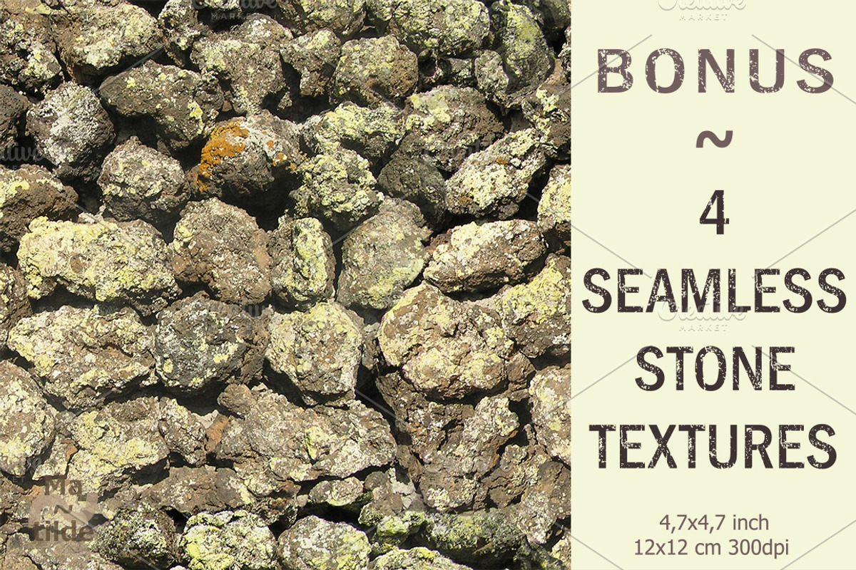 Stone Textures, a Texture Graphic by MatildeGraphics (Photo 6 of 9)