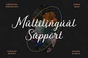 Graceful Nostagia Script Font, a Script Font by Siwox Studios (Thumbnail 9 of 10)