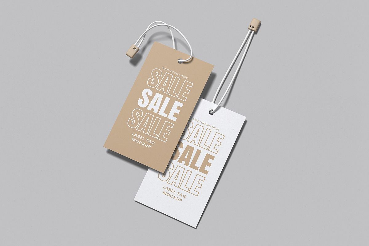 Label Tag Mockup, a Product Mockup by mahremdesign (Photo 7 of 9)