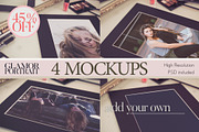 Photo Frame Mockup - HD - PSD Files, a Print Template by ColorLight Photography (Thumbnail 1 of 5)