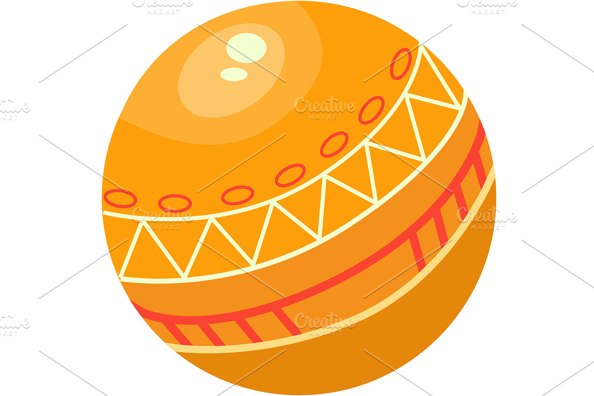 Fitness ball vector fitball icon, an Object Illustration by vectorpointstudio