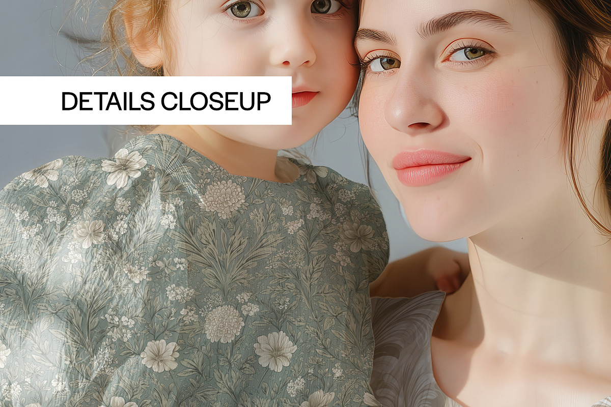 Mom & Child Dress Mockup (PSD), a Shirt Mockup by 1001 mockups (Photo 3 of 14)
