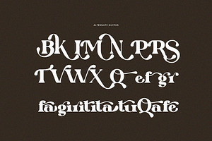 Qarifa Elegant Ligature Serif Font