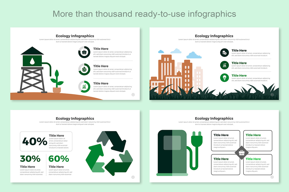 Ecology Infographic Templates EPS, a Presentation Template by Mighty-Slide (Photo 5 of 7)