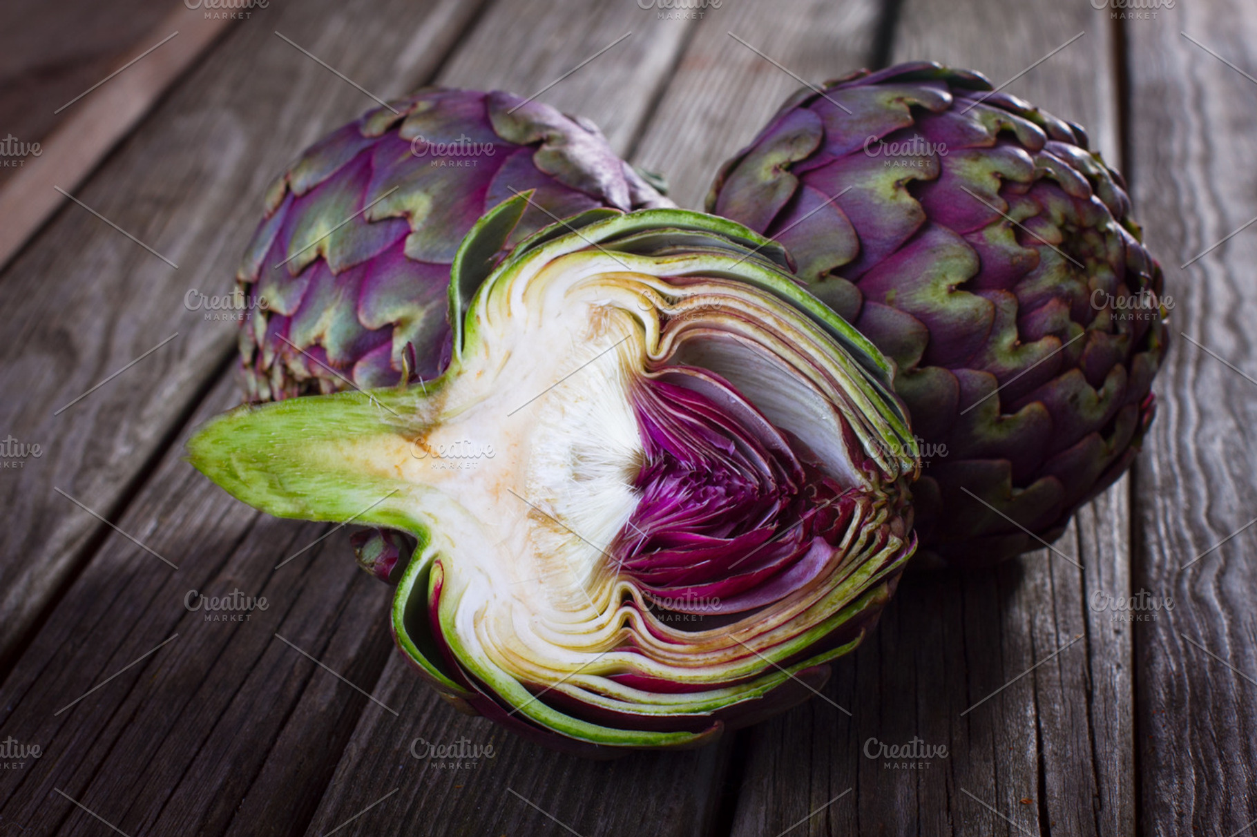 Artichokes Stock Photograph