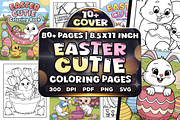 80+ Easter Cutie Coloring Pages, an Animal Illustration by Craftsbeefy (Thumbnail 1 of 4)