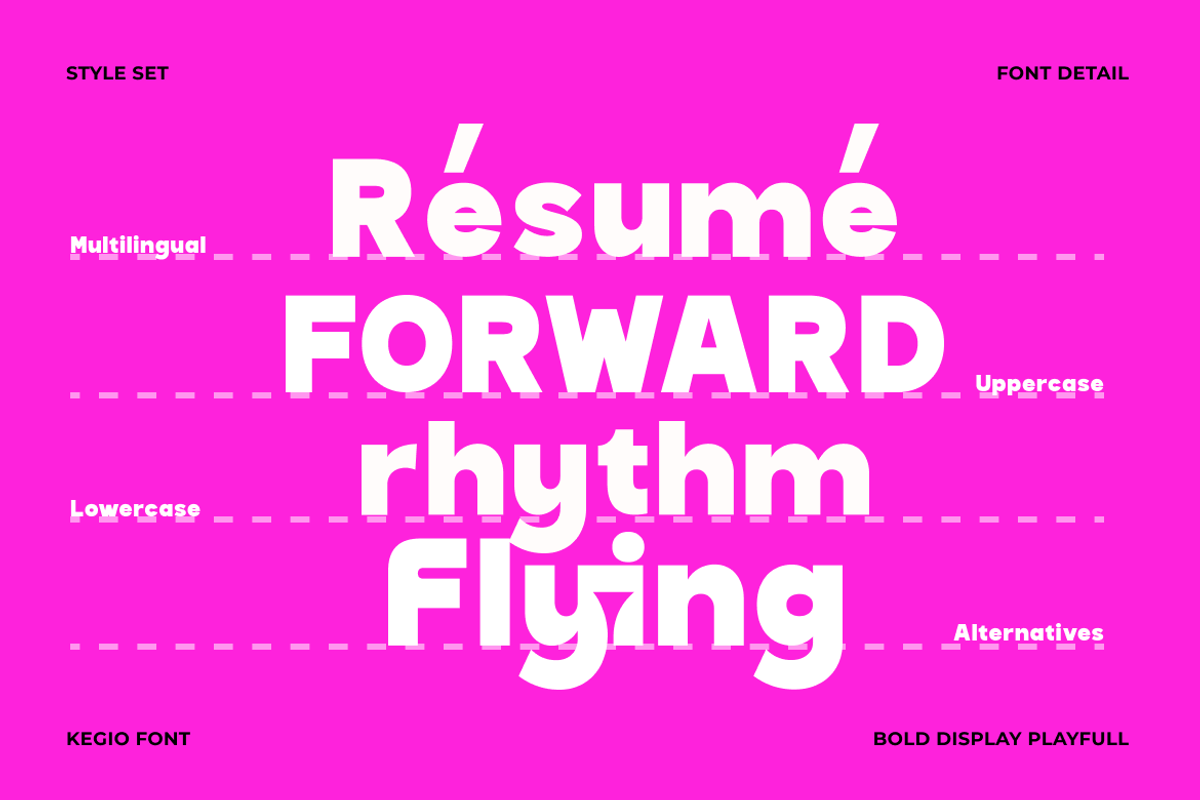 Kegio Bold Display Sans Serif Font, a Sans Serif Font by Rasio Studio (Photo 6 of 15)