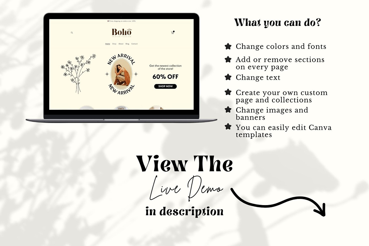 Neutral Beige Luxury Shopify Theme, a Templates & Theme by DaisyStudio (Photo 4 of 11)