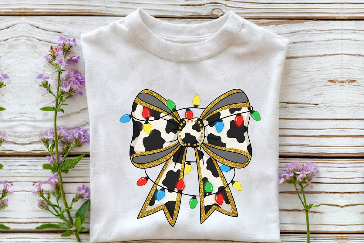 Christmas Coquette Bow PNG, an Illustration by DreamPrint404 (Photo 7 of 7)