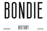 Bondie Distort, a Sans Serif Font by Craft Supply Co. (Thumbnail 1 of 8)