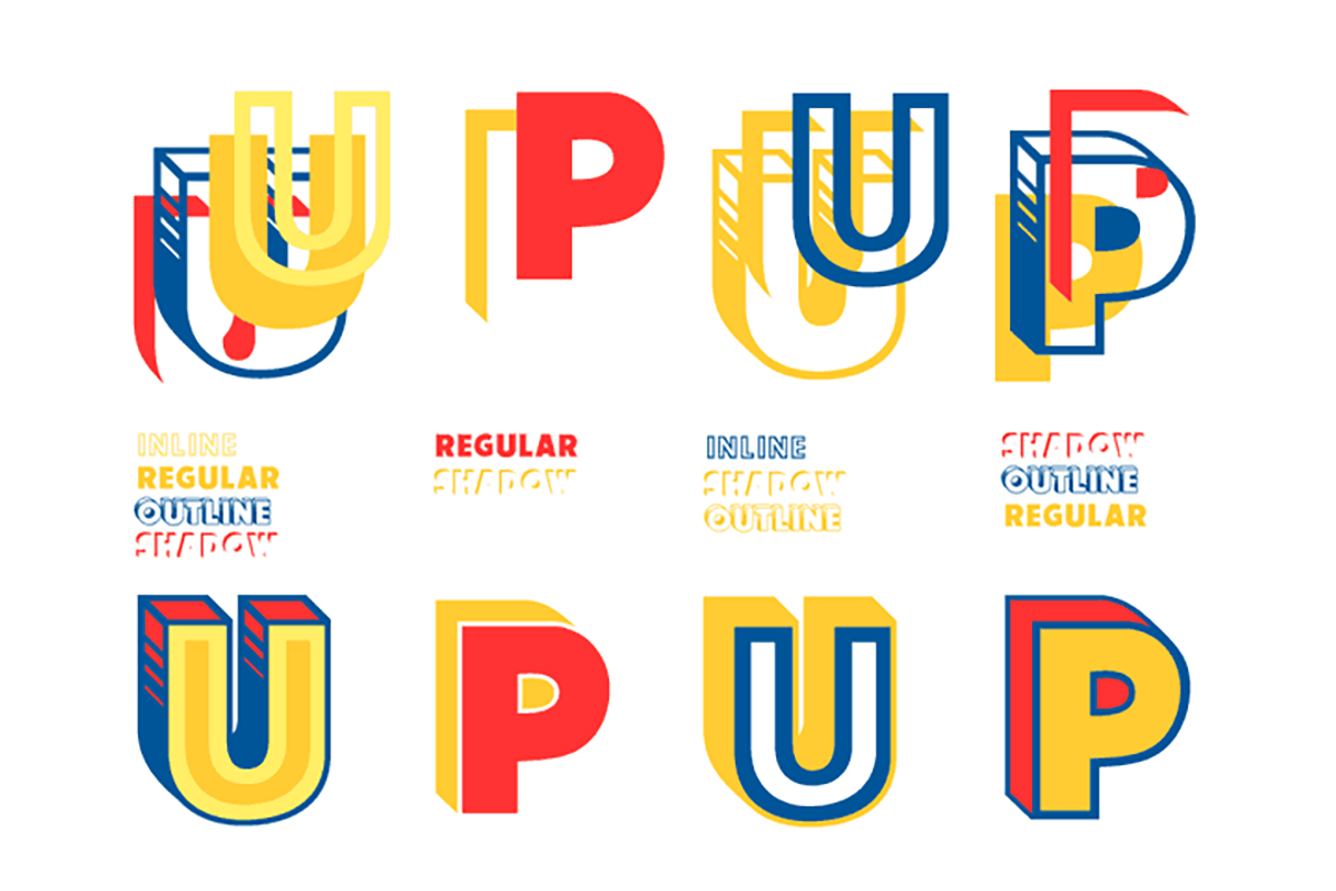 Up Up and Away, a Font by Comicraft Fonts