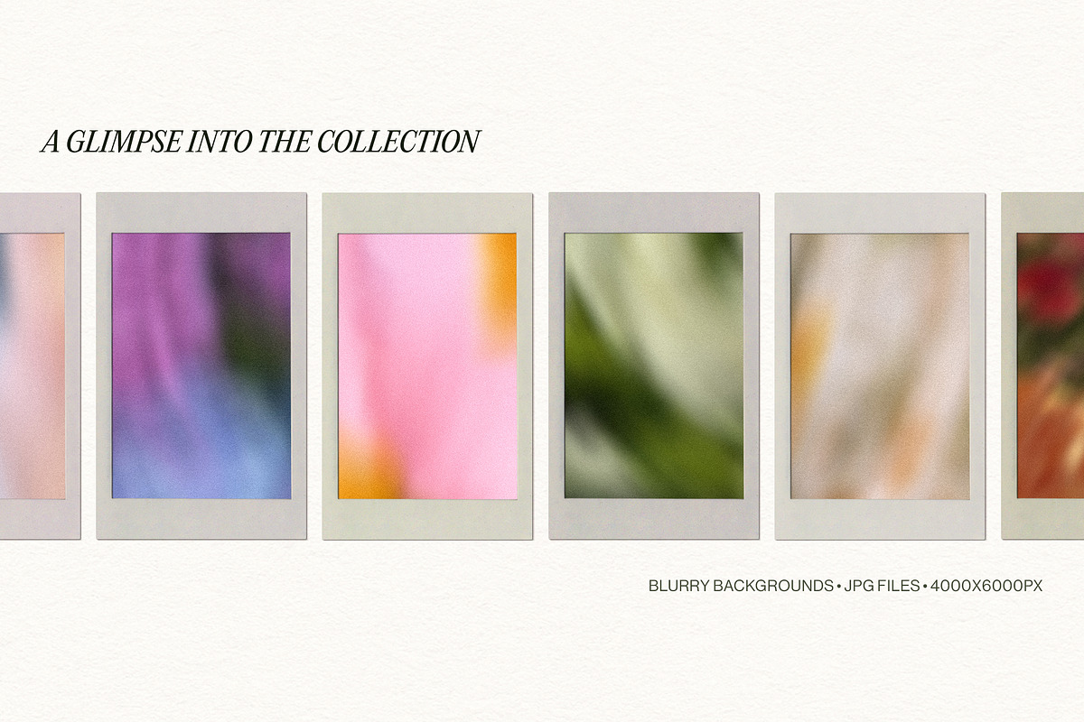 Floral Echoes - Blurry Backgrounds, a Background Graphic by Dina Mae (Photo 3 of 14)