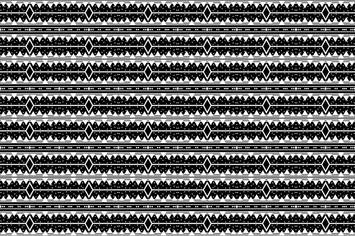 Tribal Seamless Pattern, a Pattern Graphic by Mightyfire