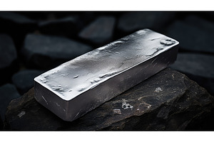 reflection silver ingot ai generated, a Transportation Photo by pikepicture