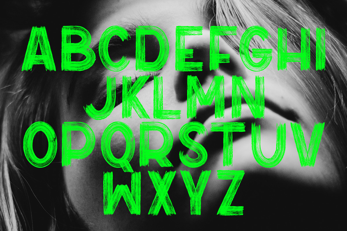 True South Handbrush Fonts, a Sans Serif Font by Crump Hand (Photo 8 of 8)