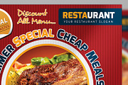 University Fast Food Flyer 3 Color, a Flyer Template by fatihakdemir (Thumbnail 4 of 5)
