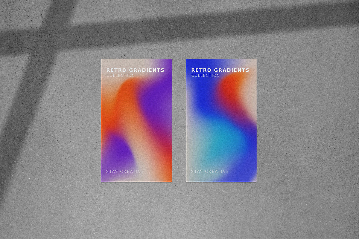 70s Retro Gradient Backgrounds Set, a Gradient Add-On by May Motif (Photo 6 of 14)