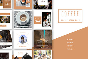 Coffee - Social Media Pack