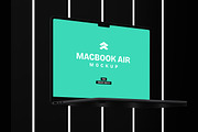 Macbook Air - Mockup, a Mac Mockup by Rometheme Std (Thumbnail 4 of 5)
