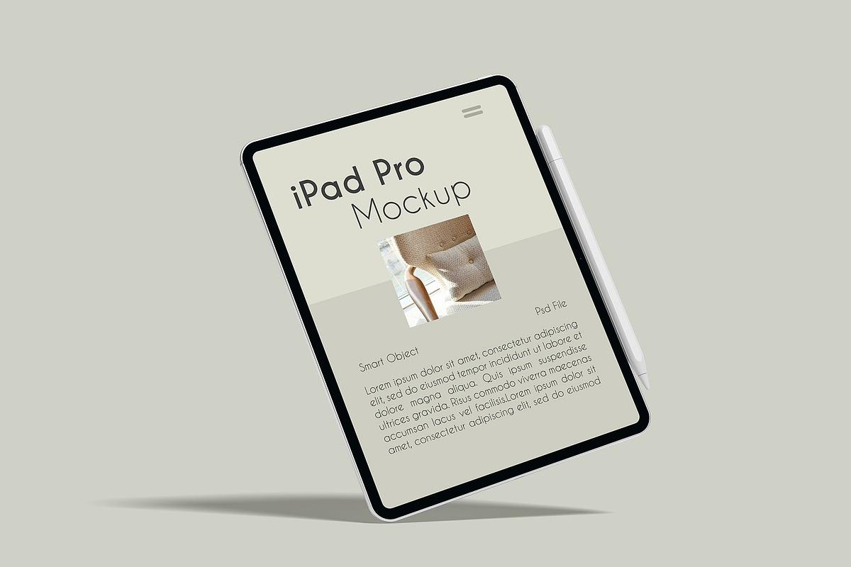 iPad Pro Mockup, an iPad Mockup by Graphicbars (Photo 23 of 25)