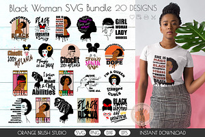 Black Woman Inspirational Quotes SVG