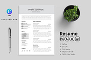 Management Director Resume Template, a Resume Template by Blackcloud_Creations (Thumbnail 3 of 12)