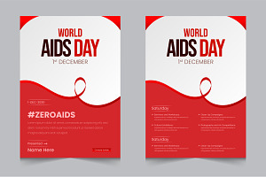 World aids day activity template, a Social Media Template by thedesignsource