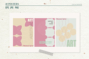 Abstract Geometric Posters, a Background Graphic by Collection by VY (Thumbnail 3 of 15)