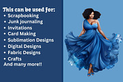 Curvy African Woman Clipart, a Person Illustration by Gloria Designed It (Thumbnail 3 of 7)
