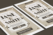 Wedding Invitation Vintage Stlye, a Flyer Template by Muhamad Iqbal hidayat (Thumbnail 3 of 4)
