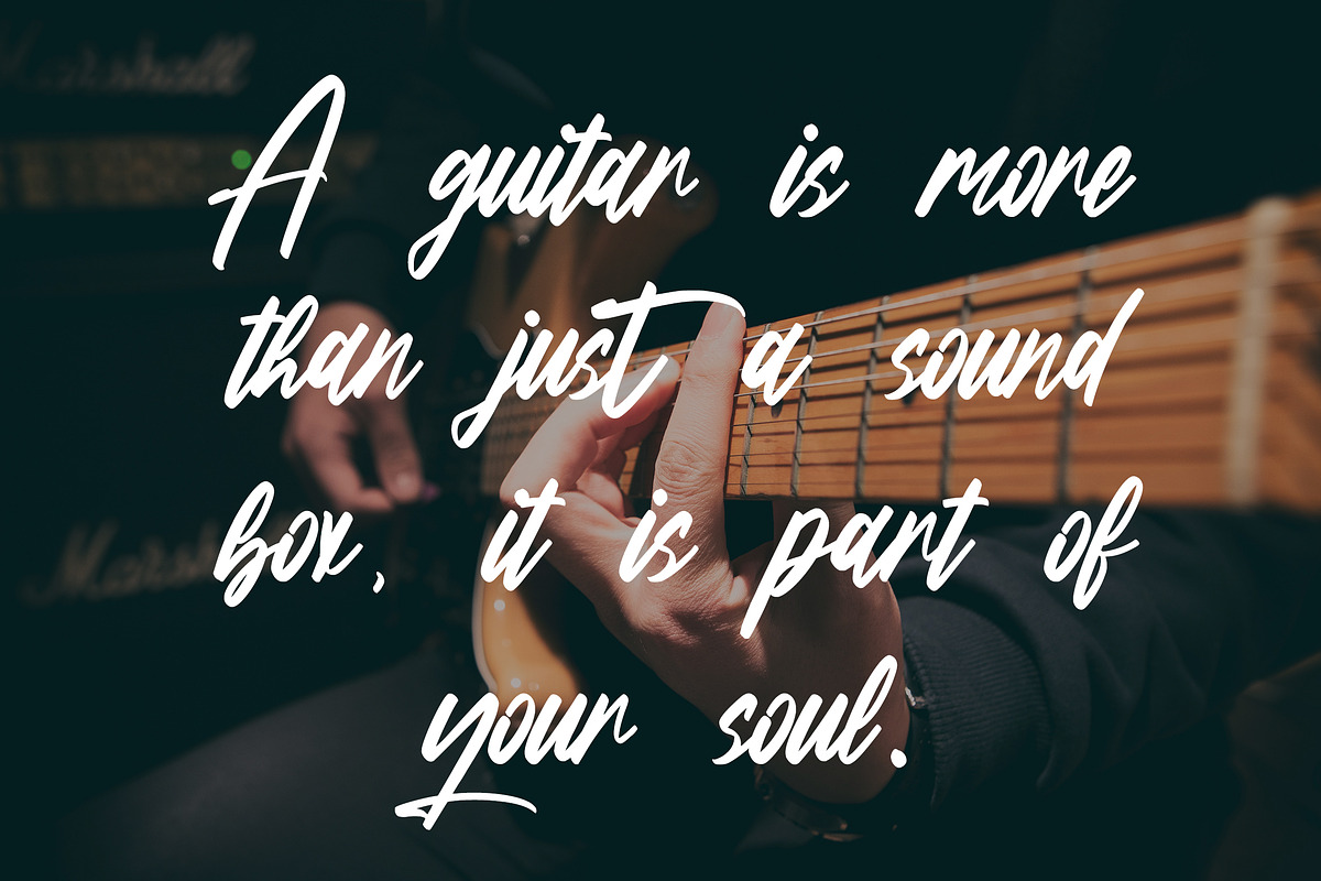 Playlist -  Modern Calligraphy Font, a Handwritten Font by Arendxstudio (Photo 2 of 9)