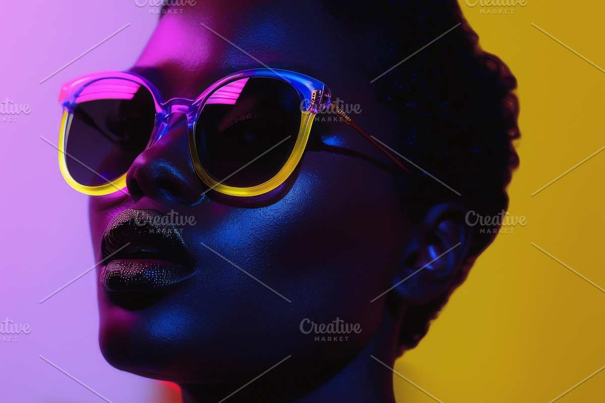 109 Fashion models in sunglasses, a Beauty & Fashion Photo by Handmadefont (Photo 31 of 113)