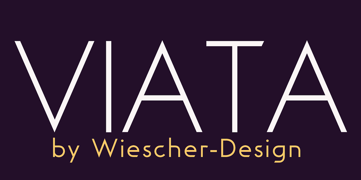Viata, a Sans Serif Font by Wiescher-Design (Photo 1 of 6)